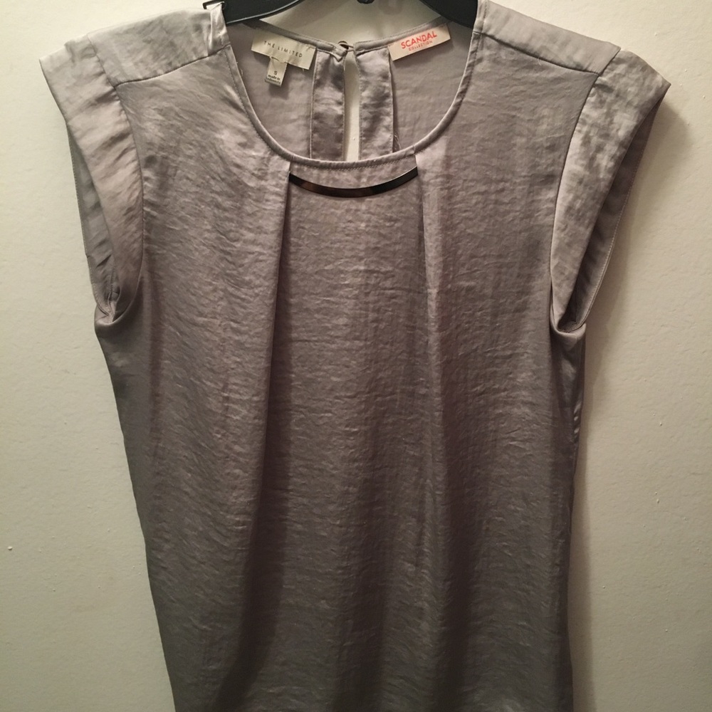 The Limited Scandal Collection beige top